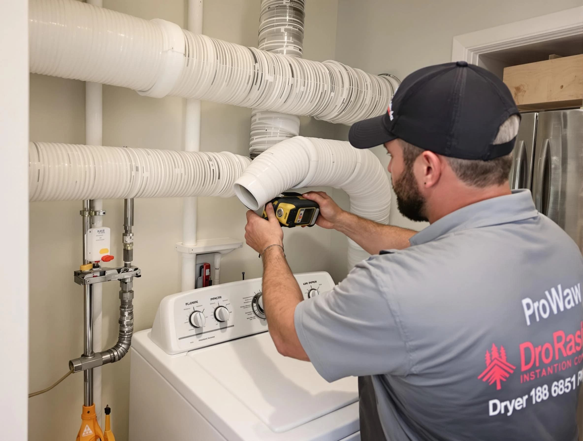 Professional dryer vent hose installation by Berkley Dryer Vent Cleaning in Berkley
