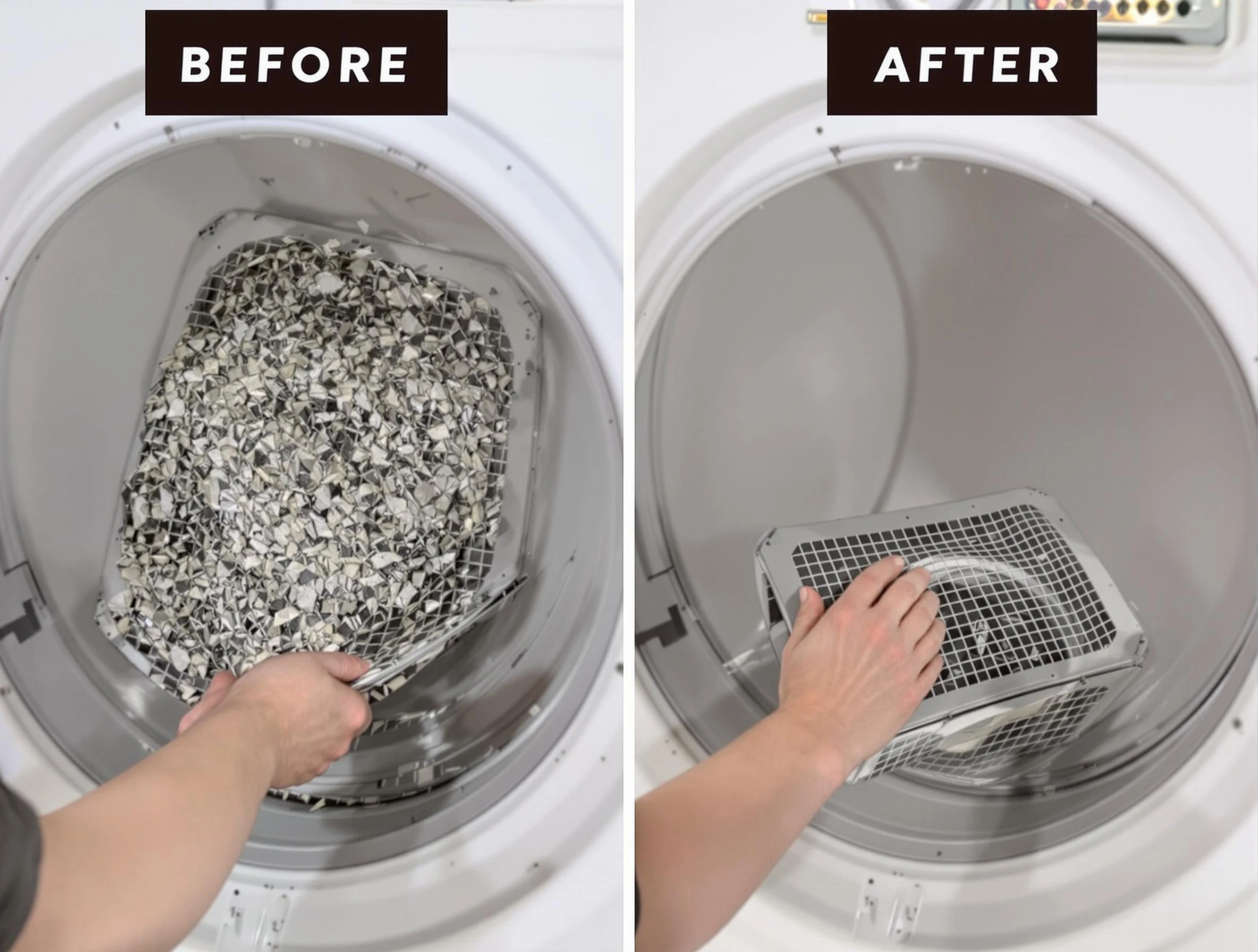 Professional lint trap cleaning by Berkley Dryer Vent Cleaning in Berkley