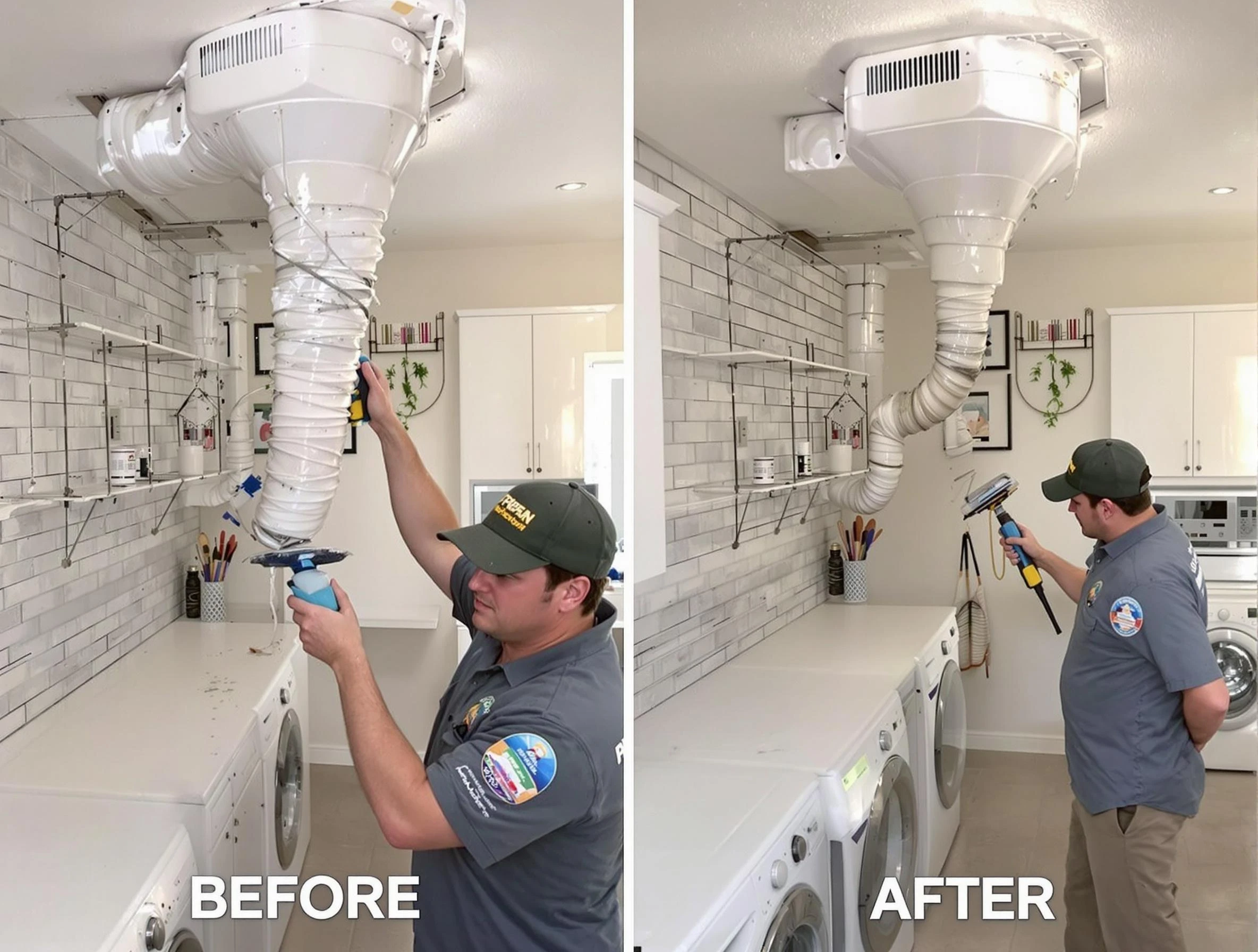 Professional dryer exhaust vent cleaning by Berkley Dryer Vent Cleaning in Berkley